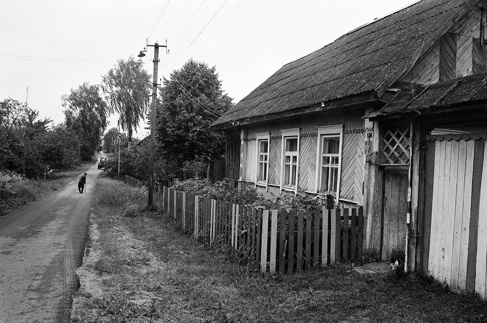 Located 160 kilometers away from Minsk is the village of Uznatsk, where my grandfather on my mother’s side spent most of his life. When I was young, in order to get there, we travelled with overcrowded regional trains, then by bus or hitchhiked the final 25 km to our destination. Today it takes only about 2 hours to get there. Since 2005, the year when my grandmother passed away, my grandfather had been living alone in the house.