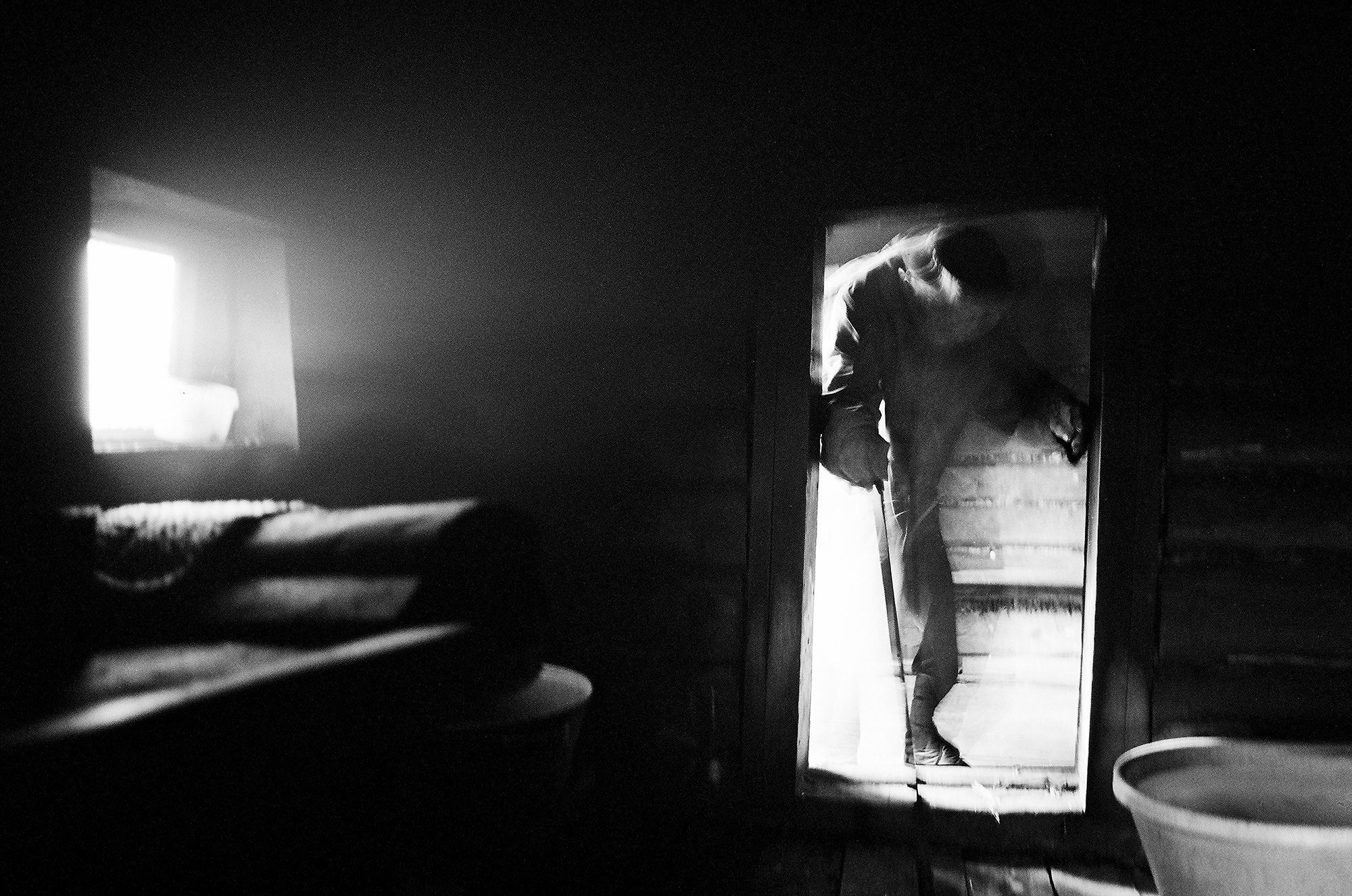  Every Saturday for more than 30 years he used to fire the bathhouse, which was built in 1972. The result was that the walls and floor were covered in soot from the furnace. He adored basking and bathing there; it was one of his favourite pastimes.