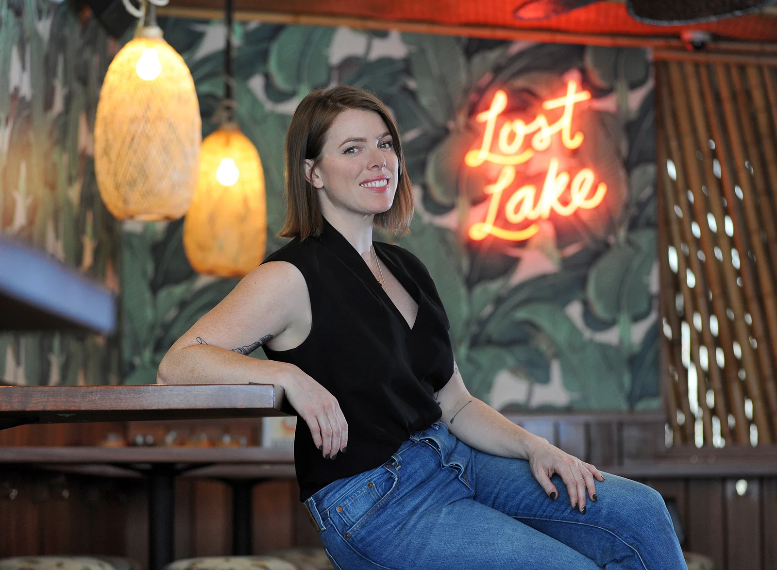  Shelby Allison owner of the Lost Lake, a tropical cocktail bar in Chicago. Victor Hilitski/For the Sun-Times 
