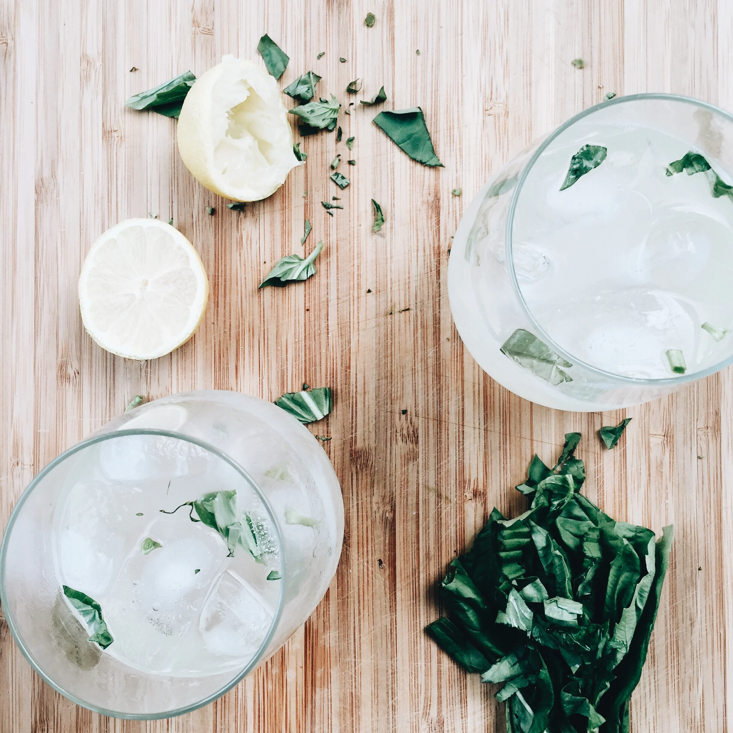 Basil Gin Sours