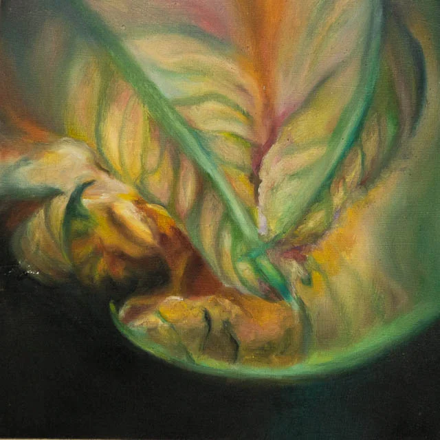 "Squash!", 6x6, oil on panel, original available for purchase