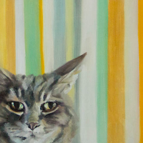 Grandma Lil, 8x8, Oil on Wood, SOLD