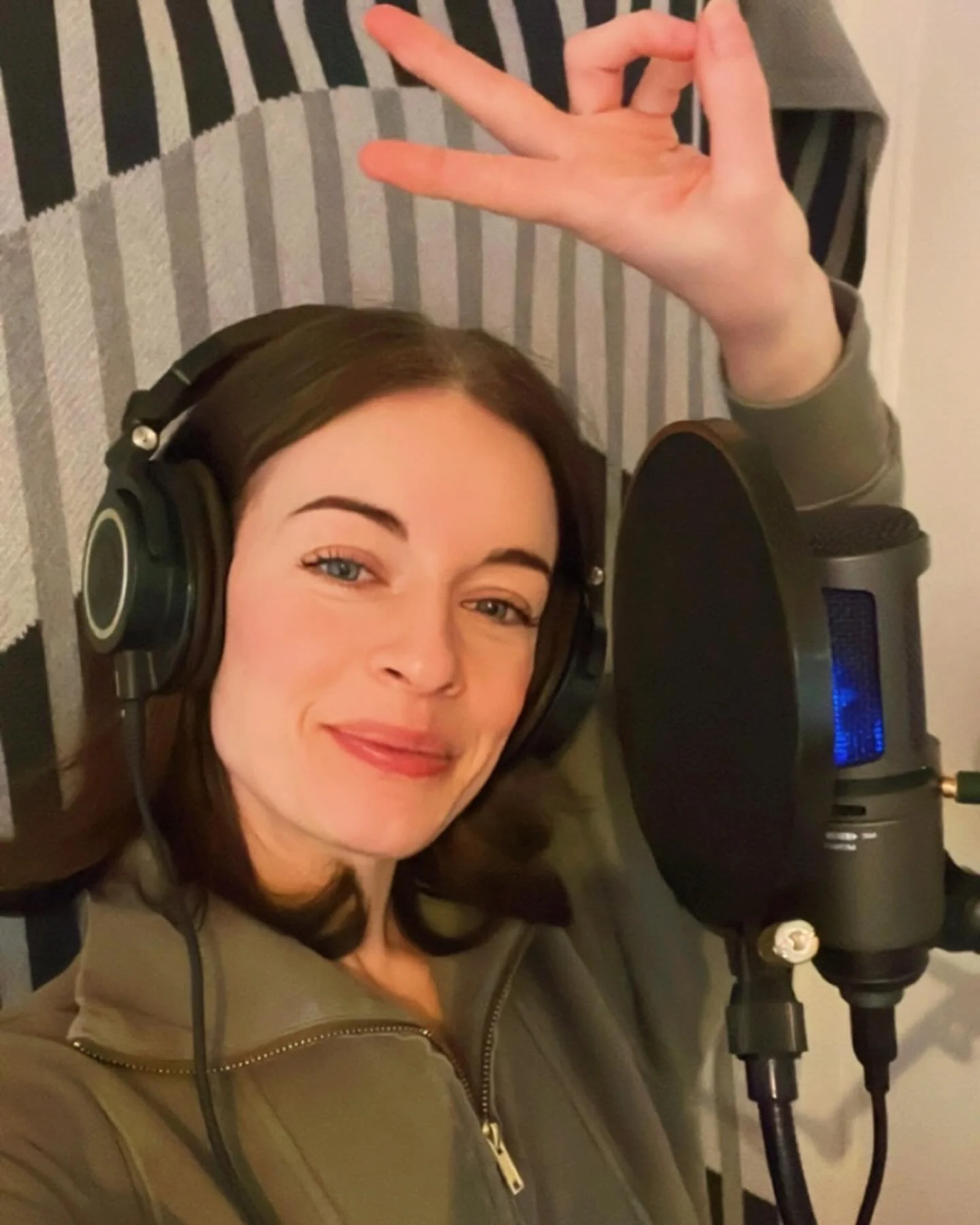 I&rsquo;m working late cause I&rsquo;m a singerrrrr. So happy to be back behind the mic. Before I started perusing acting, music was my whole life. More music for 2025 💗