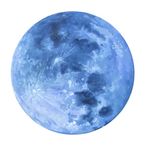 blue moonページです。 Blue Moon Print, 8x8” — Sarah Miller