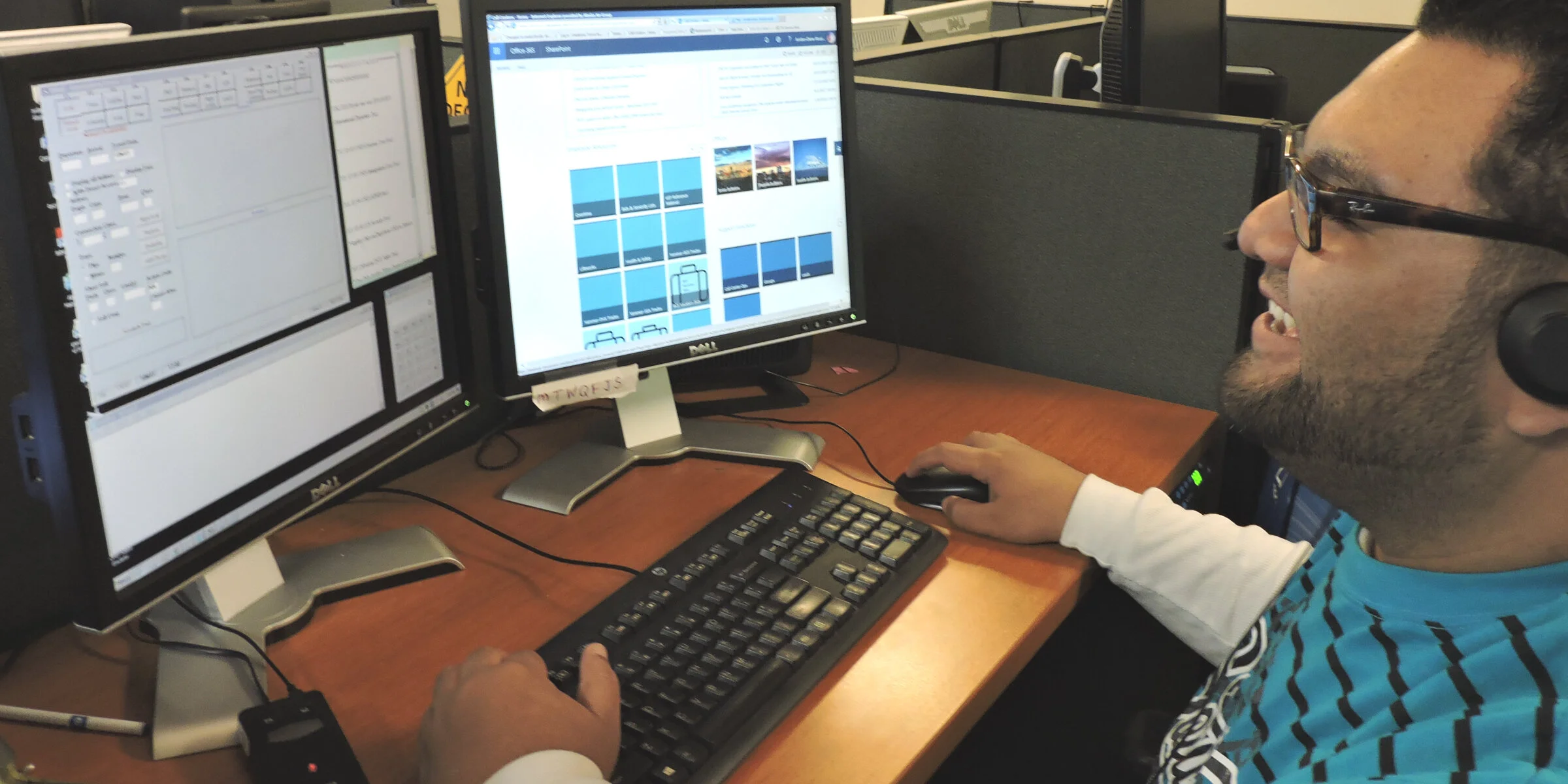 ‘DOUBLE JACKING’ SESSION AT THE CALL CENTER