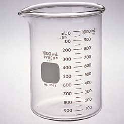 1000 mL Pyrex beaker: this is where the elctroforming bath takes place