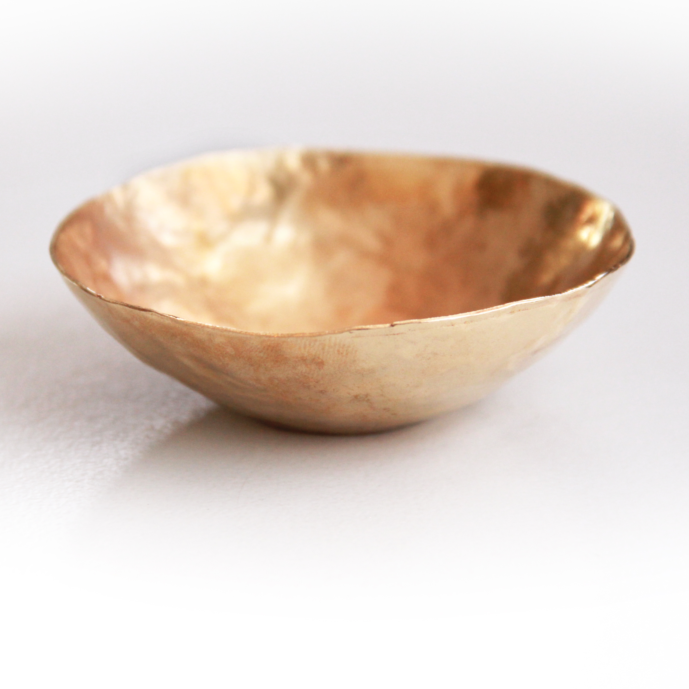 HAND FORGED BRASS DISH