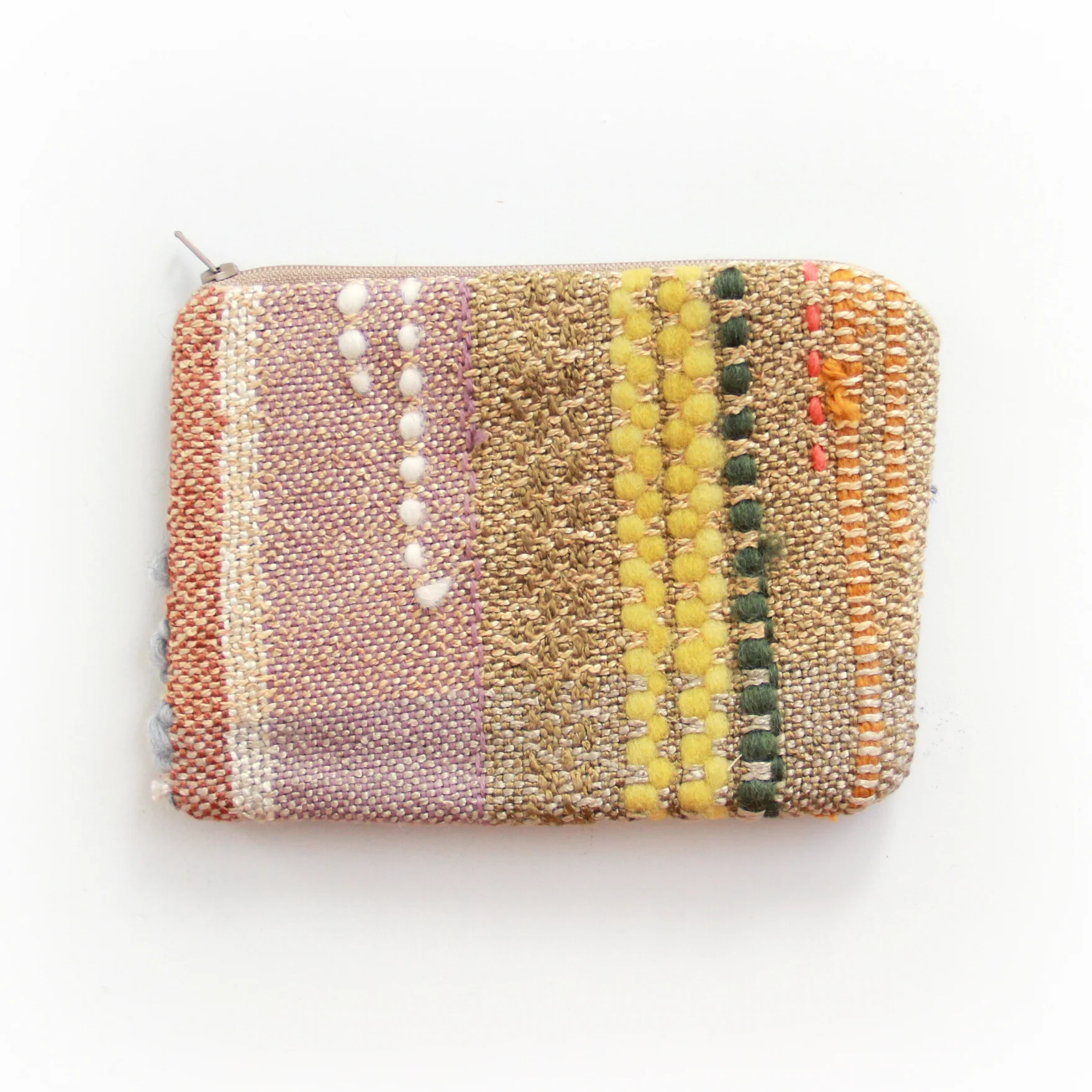 HANDWOVEN ZIPPER POUCH 06