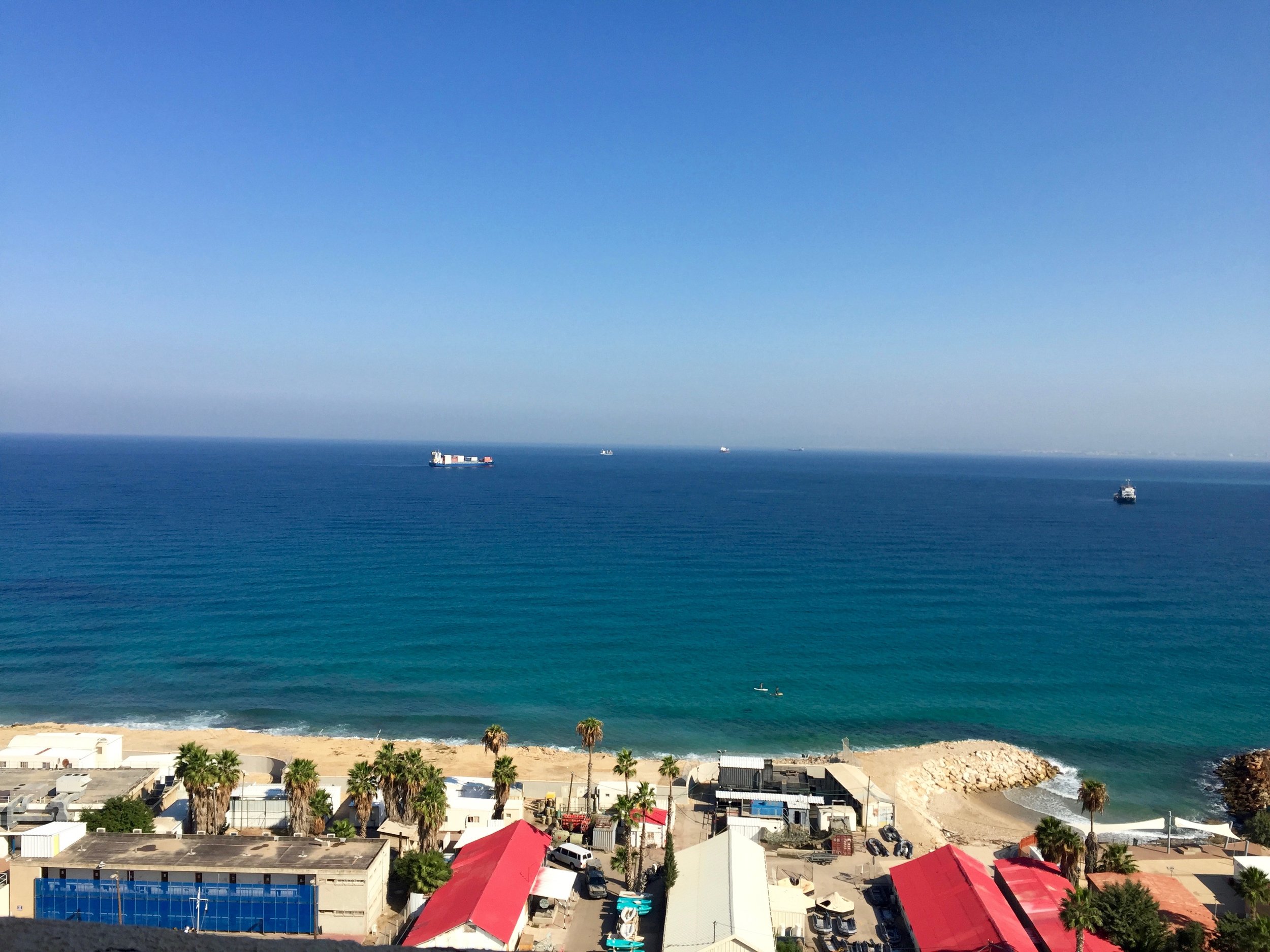 View from the Kehat Lab - not sure how you get any work done with this out your window.....