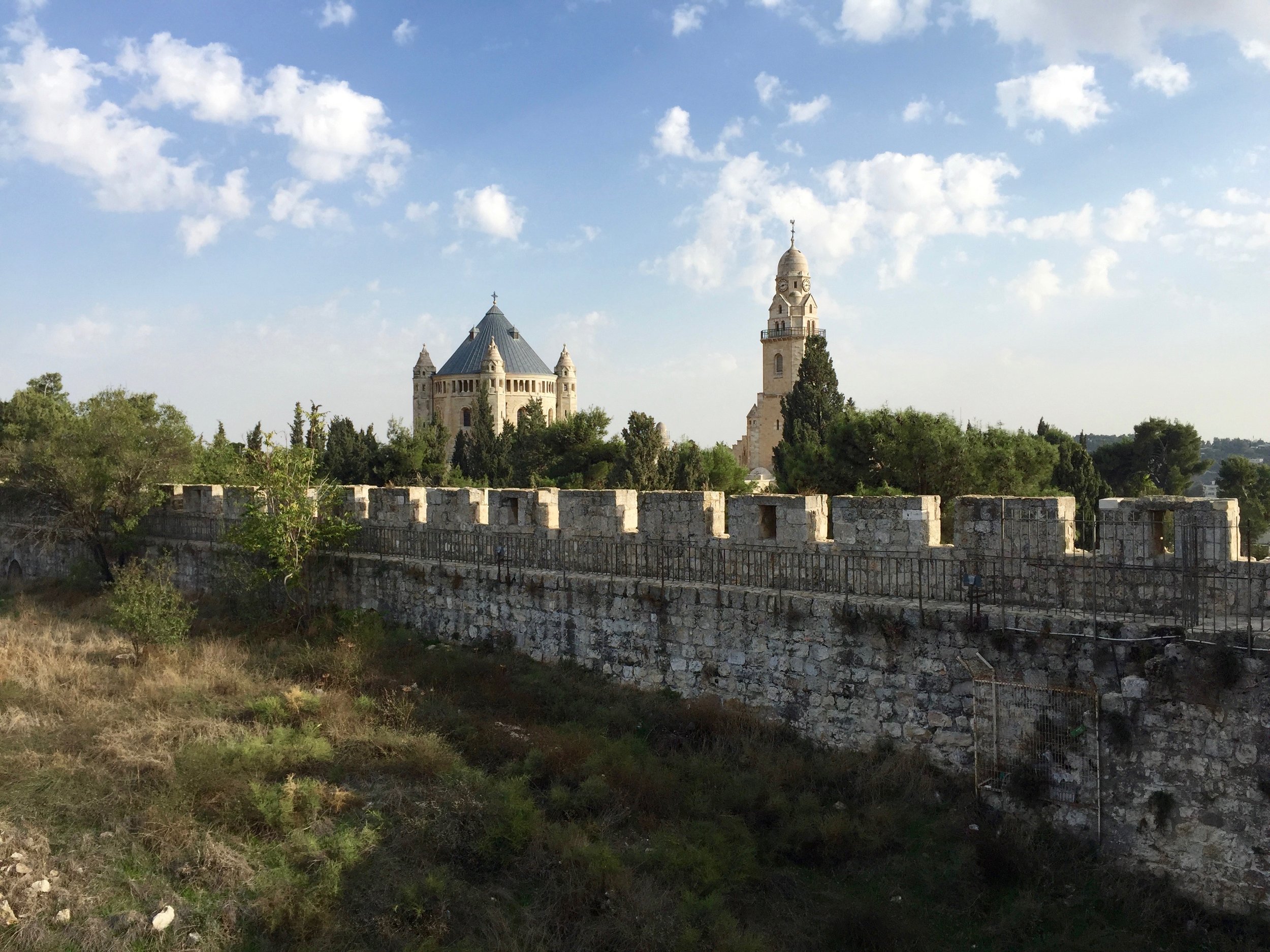 Looking out from the Old City