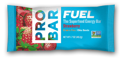 Straberry Box Of 12 $18 $One bite of a Strawberry FUEL™ bar, and you’ll be transported to an expanse of lush, sweet, juicy fruit flavors grounded in robust seeds and nuts that will help you transcend to your next break through.
