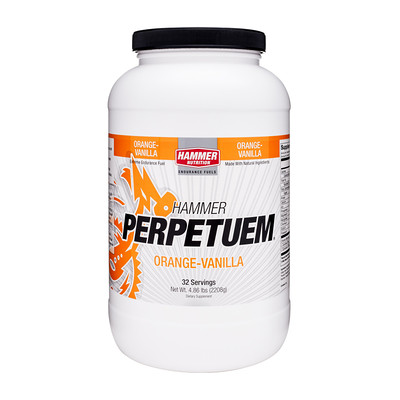 Perpetuem Extreme endurance fue,l Provides reliable, long-lasting energy, Maximizes fat utilization, Helps prevent muscle fatigue Caffé Latte contains caffeine, Orange-Vanilla, Strawberry-Vanilla Won best of MTBR award in 2005 and 2006