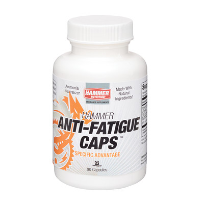 Anti Fatigue Caps Prolongs endurance in ultra workouts and races, Assists energy production, Helps prevent muscle cramping, Counteracts everyday fatigue.