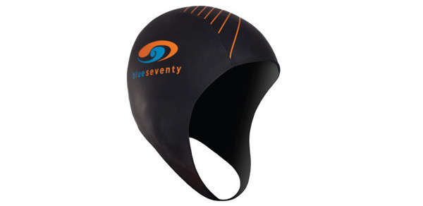 Neoprene Skull Cap Price $30 Say goodbye to ice cream headaches. Our neoprene swim cap features a flexible center panel for comfort and high quality Yamamoto neoprene that maximizes warmth. A chin strap secures the fit and provides addition warmth around the ears. 3 size options make finding the perfect fit easy. 