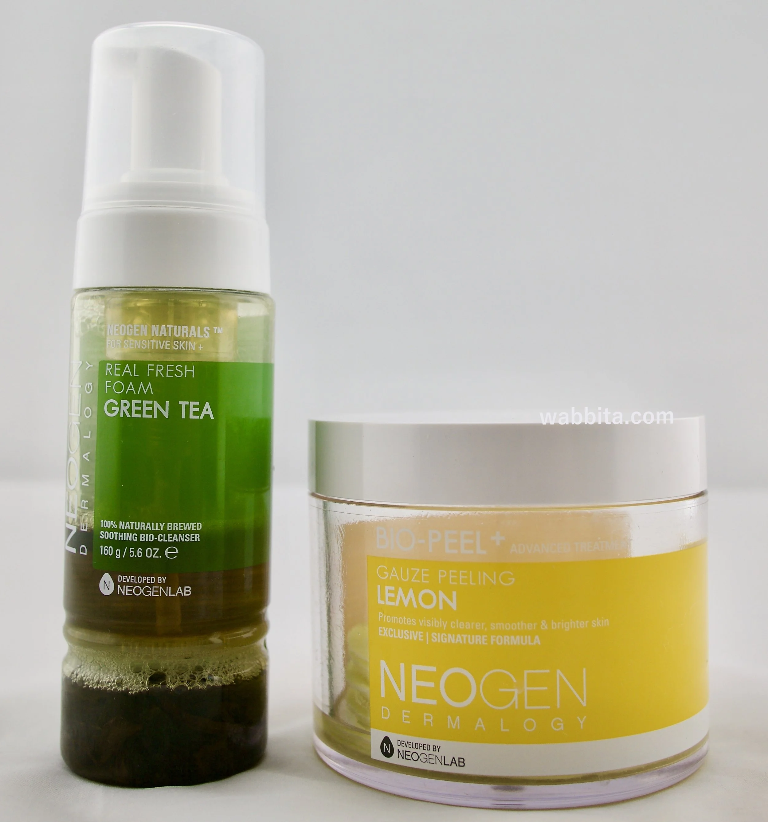 NEOGEN DERMALOGY Bio-Peel Gauze Peeling (Lemon) & NEOGEN DERMALOGY Green Tea Real Fresh Foam Cleanser Review
