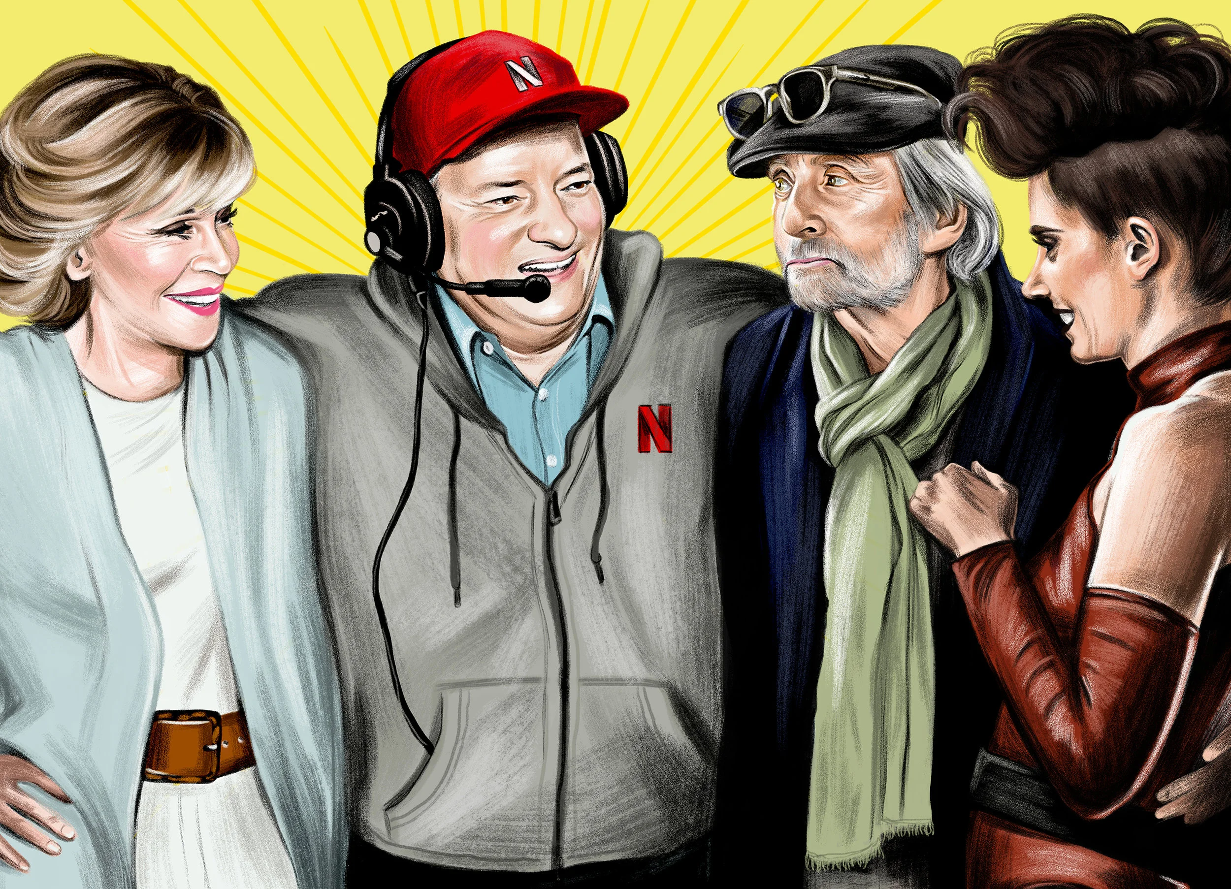 Netflix Emmy Contenders for the Hollywood Reporter 