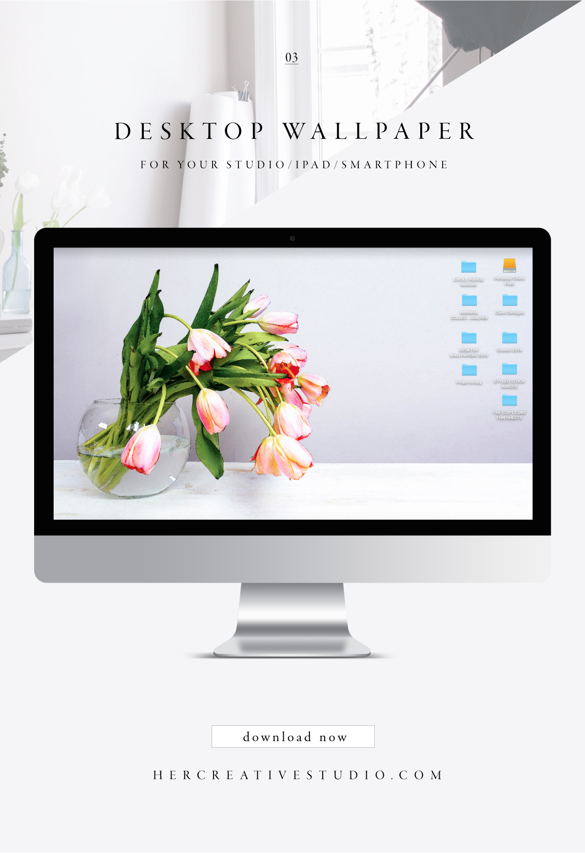 Free Desktop Wallpaper Digital Download from Her Creative Studio