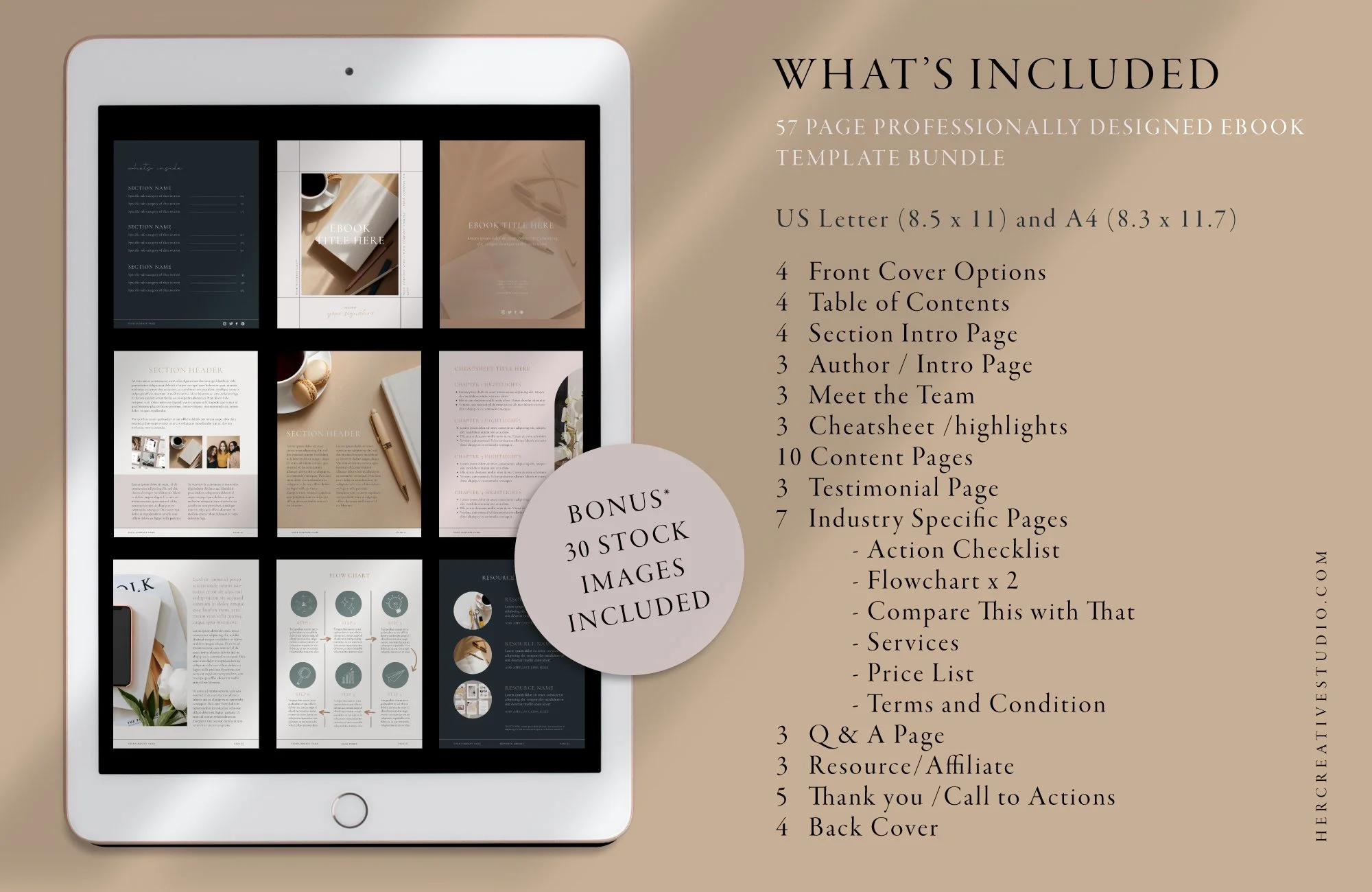 Ebook Template Bundle — Her Creative Studio