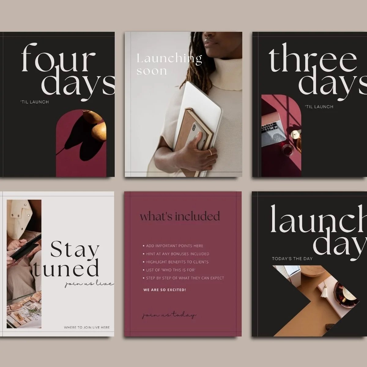 Launch Countdown Template BOLD