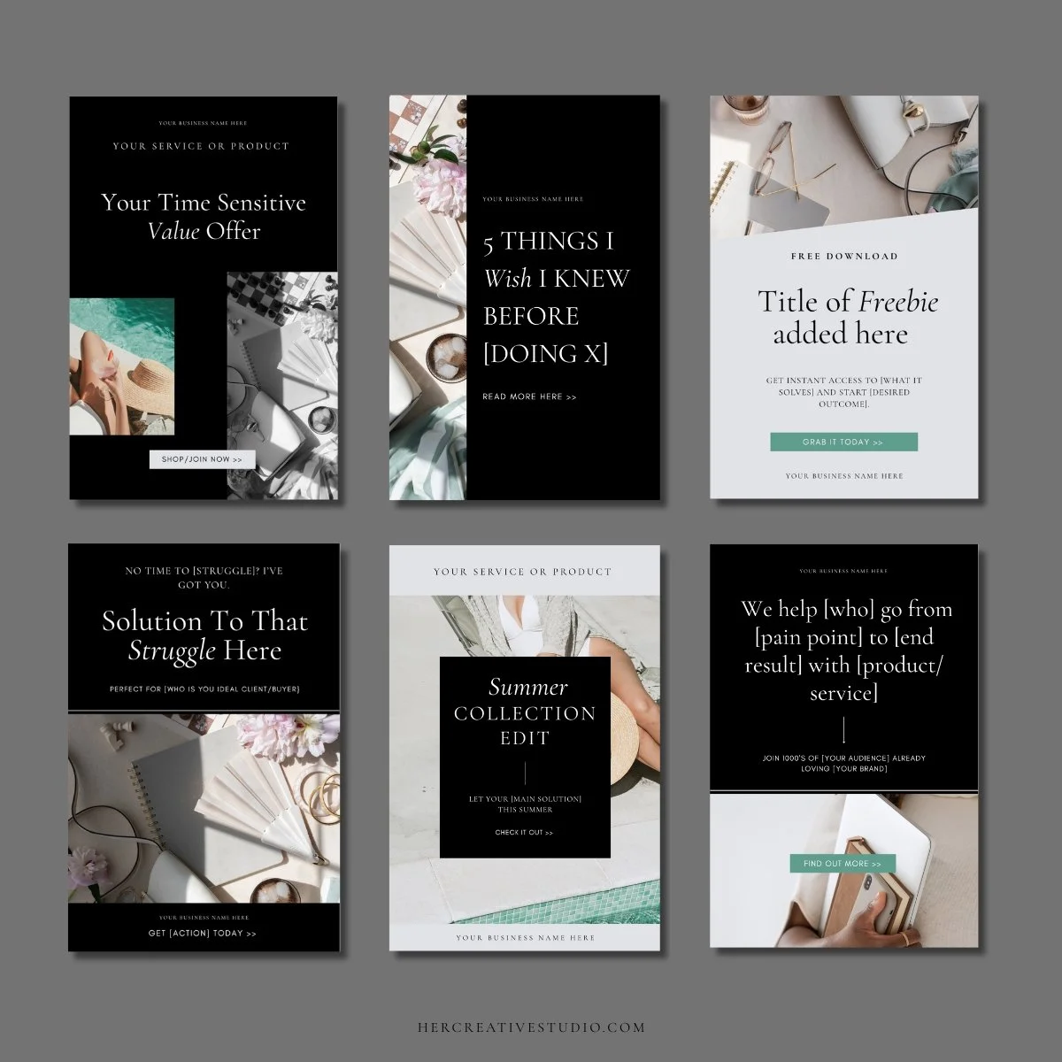 The Hidden Gem - Pinterest Canva Template