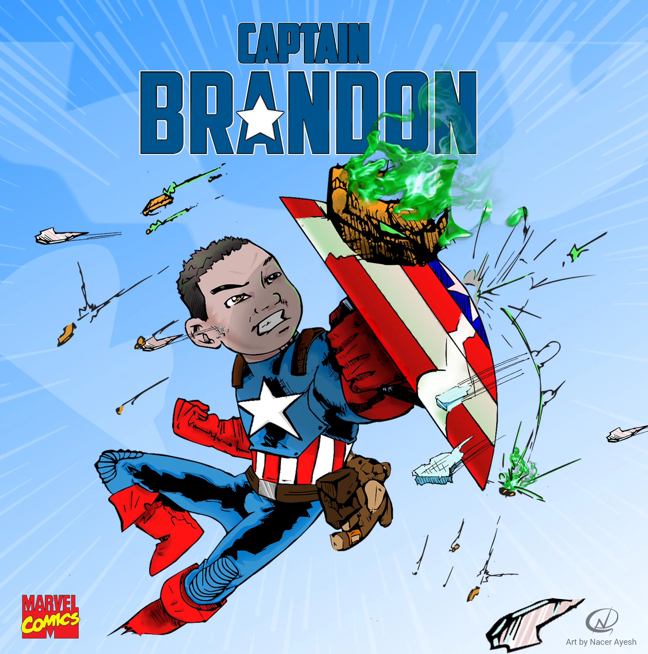 Captain Brandon takes charge!