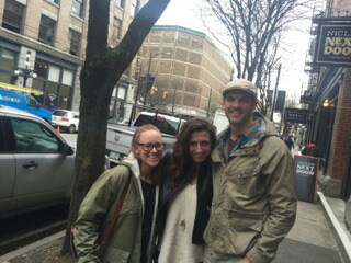 Katie, Carla, Andrew