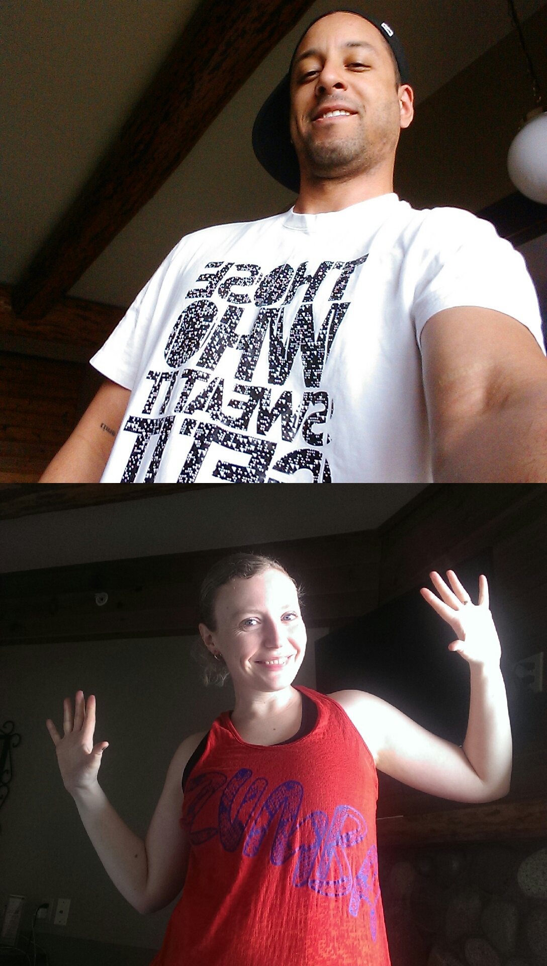 Even on VACATION we got at some ZUMBA! It's part of what we love doing together - dancing, being silly, getting a sweat on. ZUMBA is great. I'm going to email the instructor and get in on some VanDotCity Zumba action. 
