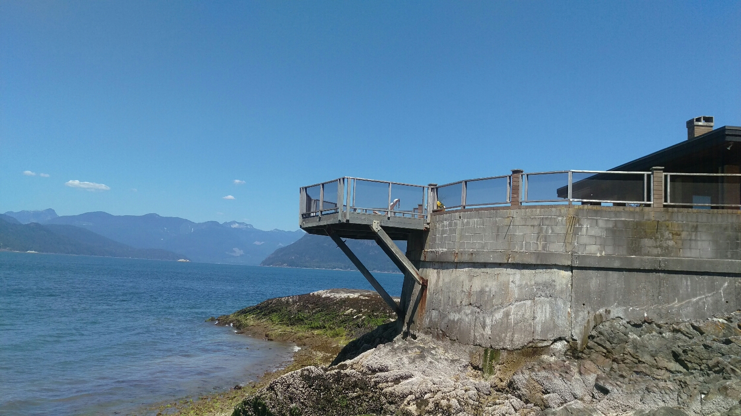 The dream house overlooking what I think is Bowen Island....or Boyers Island.