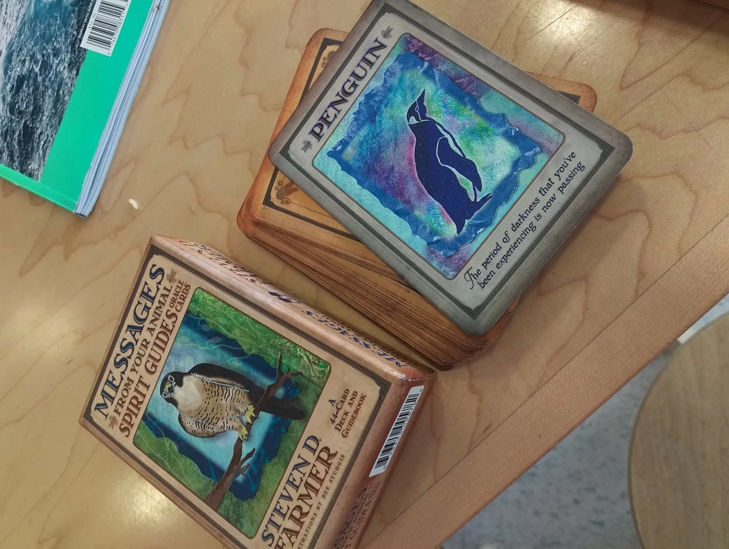 Went for fresh juice. Had to wait. I saw this deck. Love it. Flipped a card. Happy to read this. West Coast. Have you seen our mountains. 