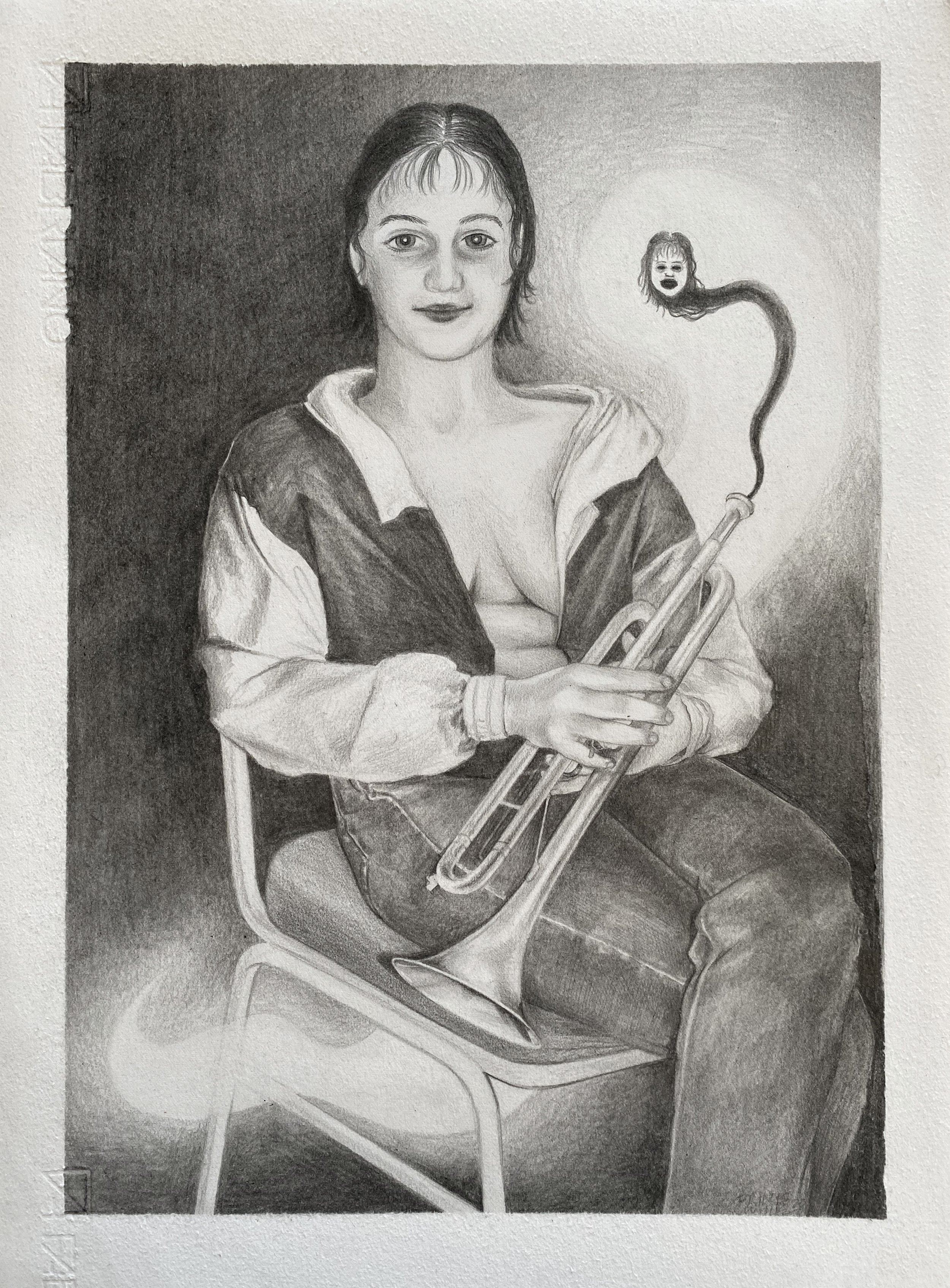 horn player with baggage_frances waite_2021.jpg