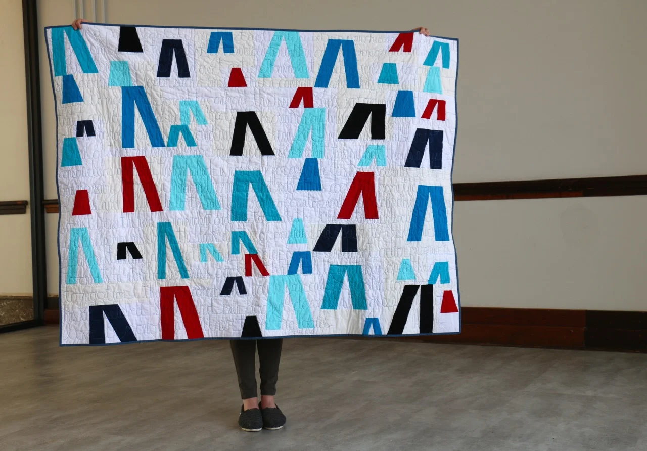 March On Improvised Quilt - Pantsuit Nation, MLK