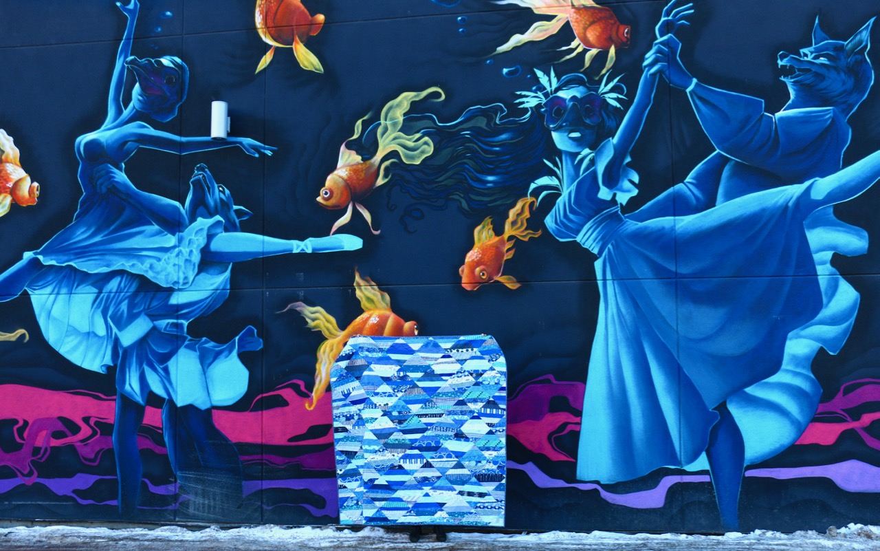 Blue Quilt Calgary Murals Instagram Worthy
