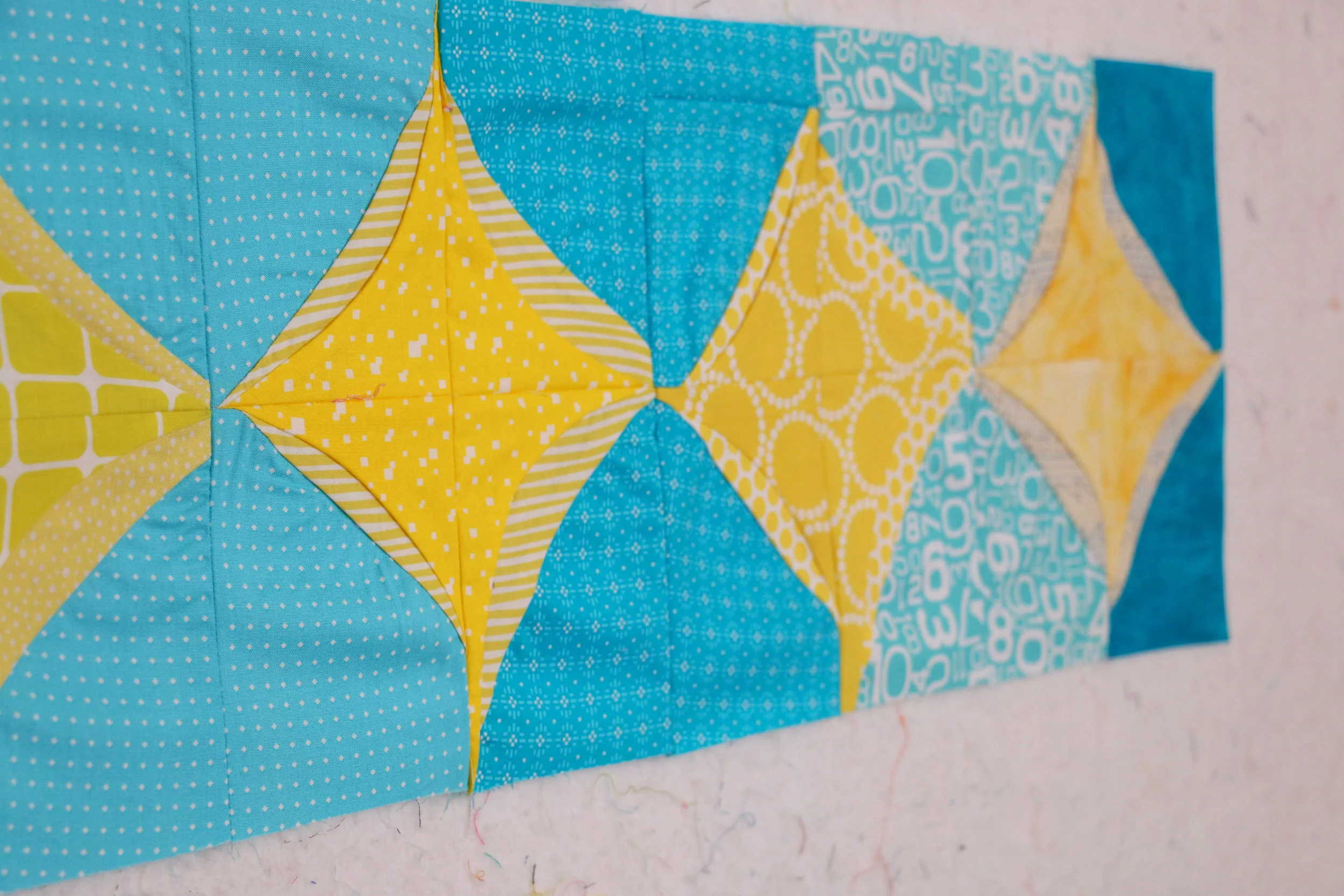 Mighty Lucky Quilting Club Year of Colour July Challenge