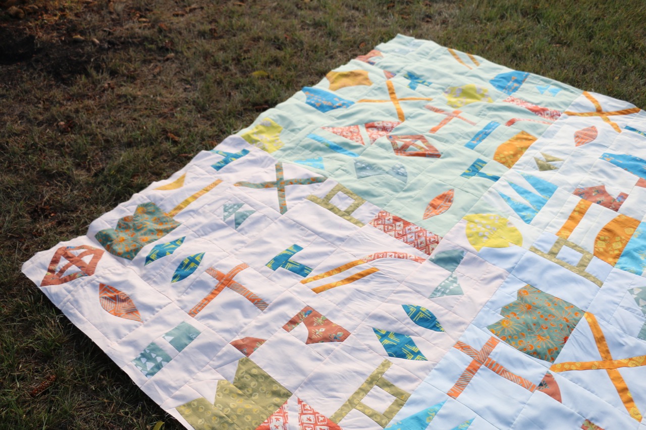Tie One On Fabrics Blog Hop with Lilla Quilt Variation