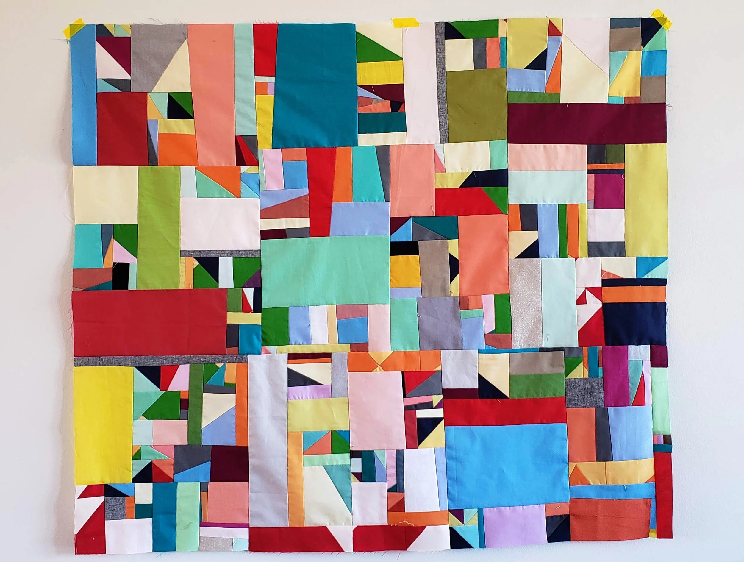 Solid Scraps Make a Quilt Party
