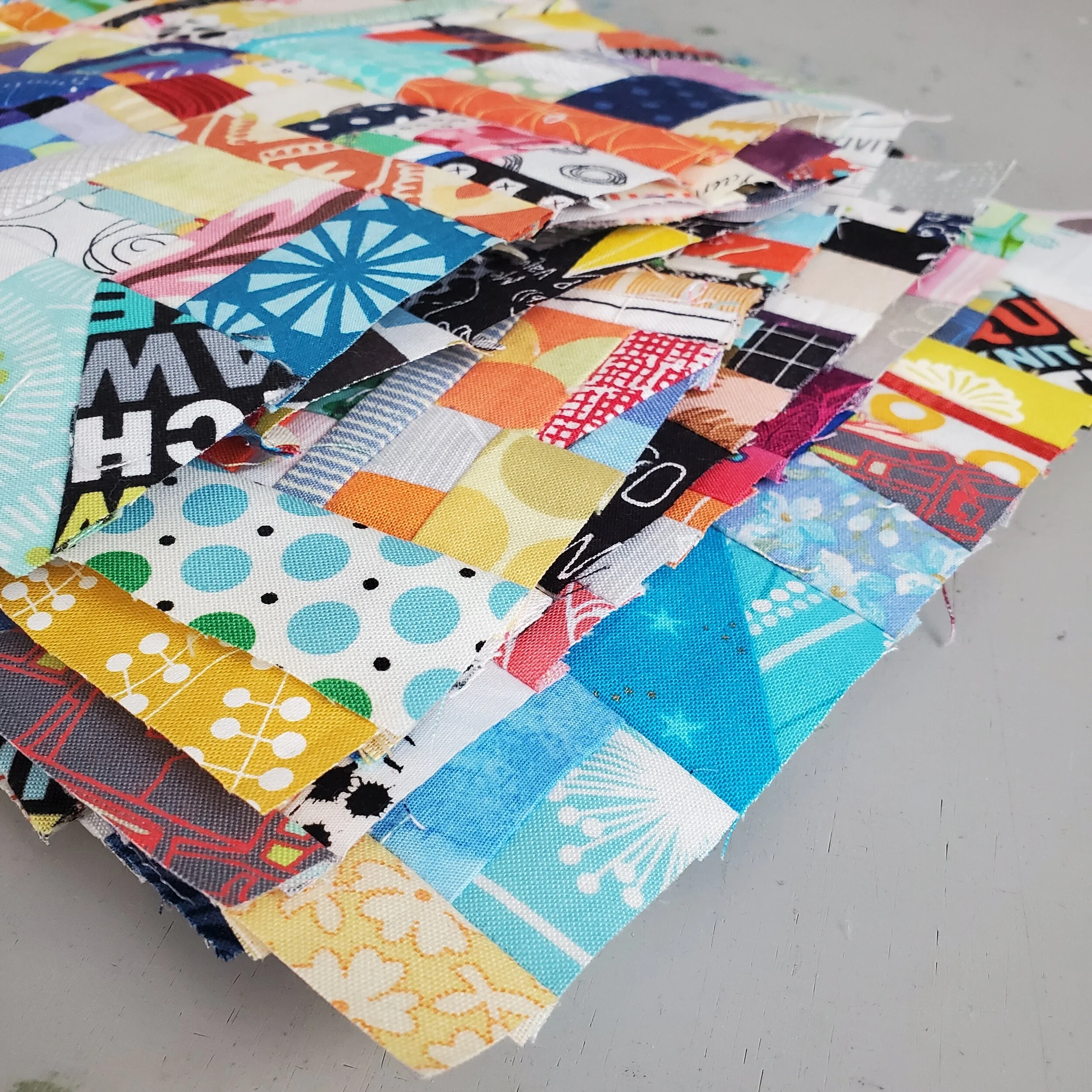 Quilters' Playcation Playdate: Crumb Blocks