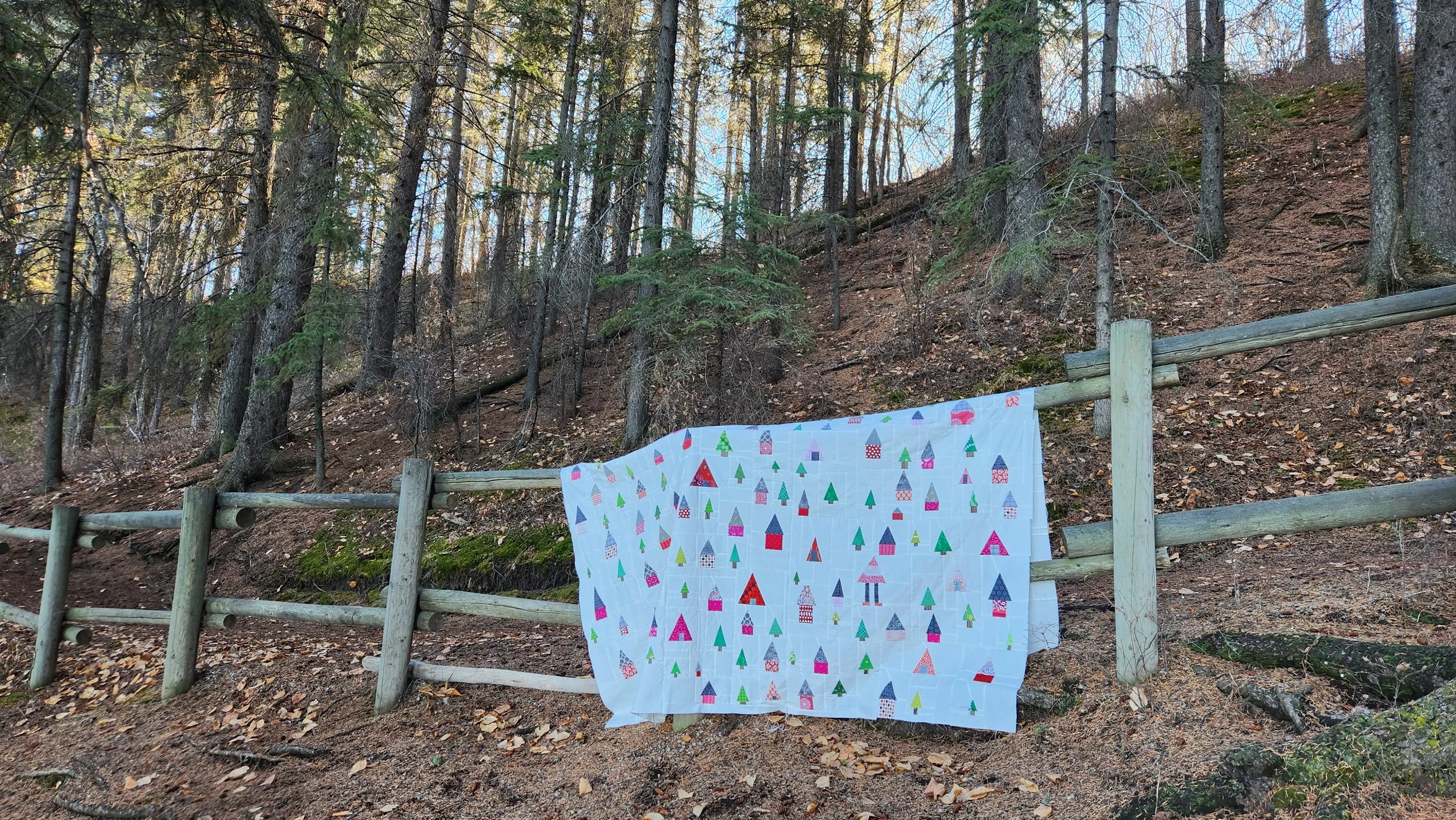 Scandi Village Quilt Top!