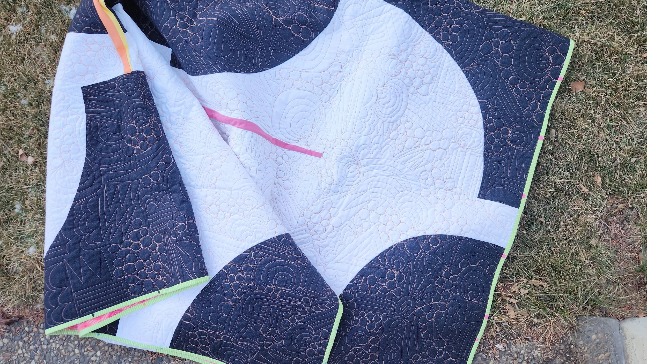 Radha - An Exploration in Scale in Quilt Design