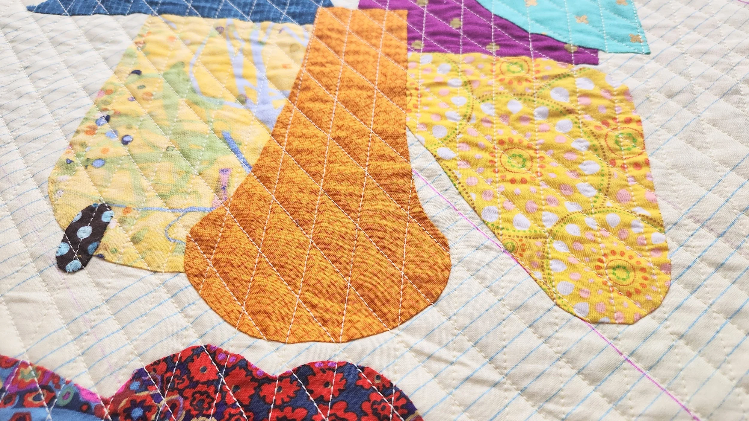 A Year of Stitched Self Portraits