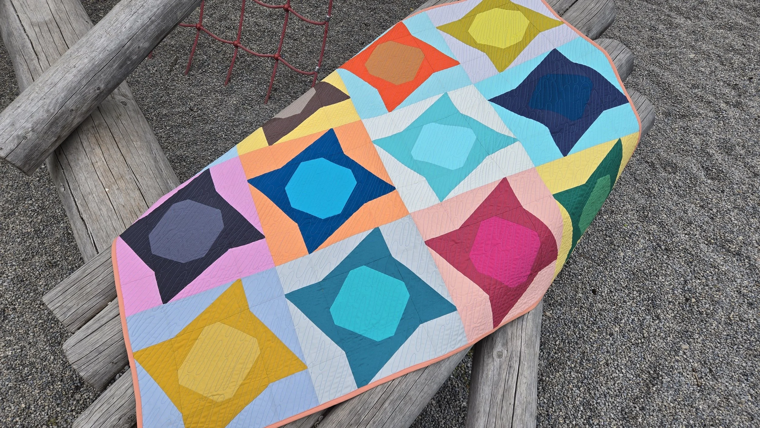 Irie - Experiment to Quilt to Gifted Hug