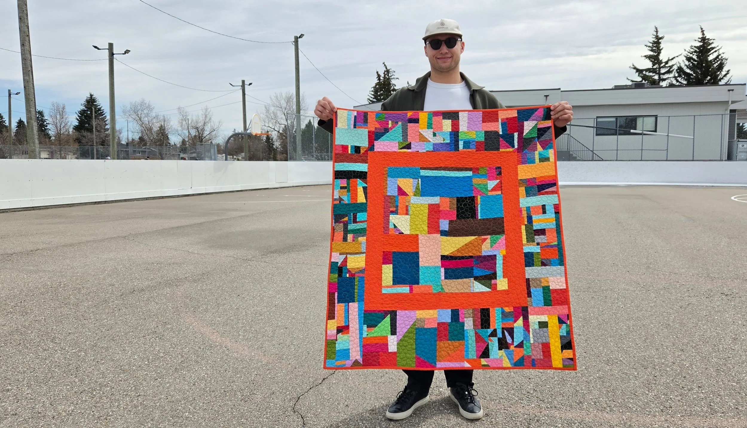 When a Professional Hockey Player Makes a Quilt