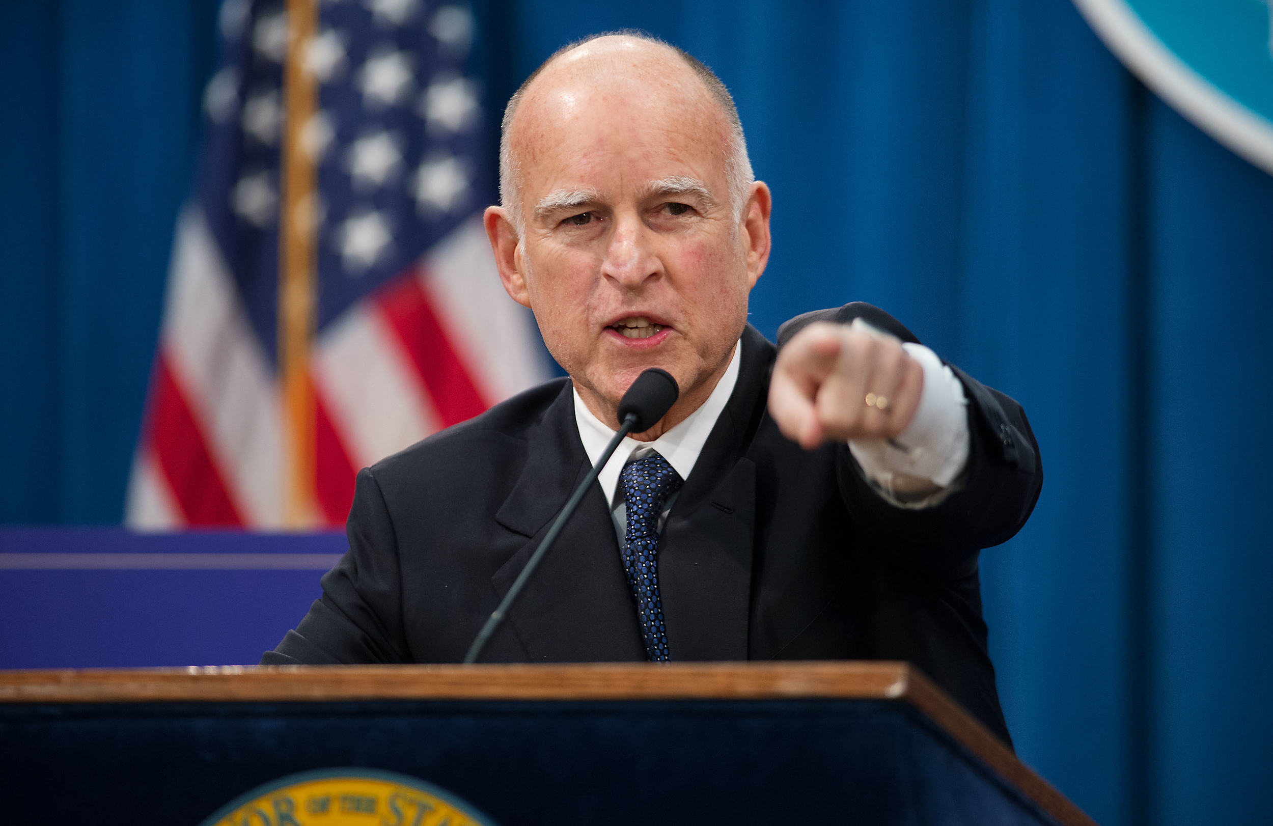 Jerry Brown. 