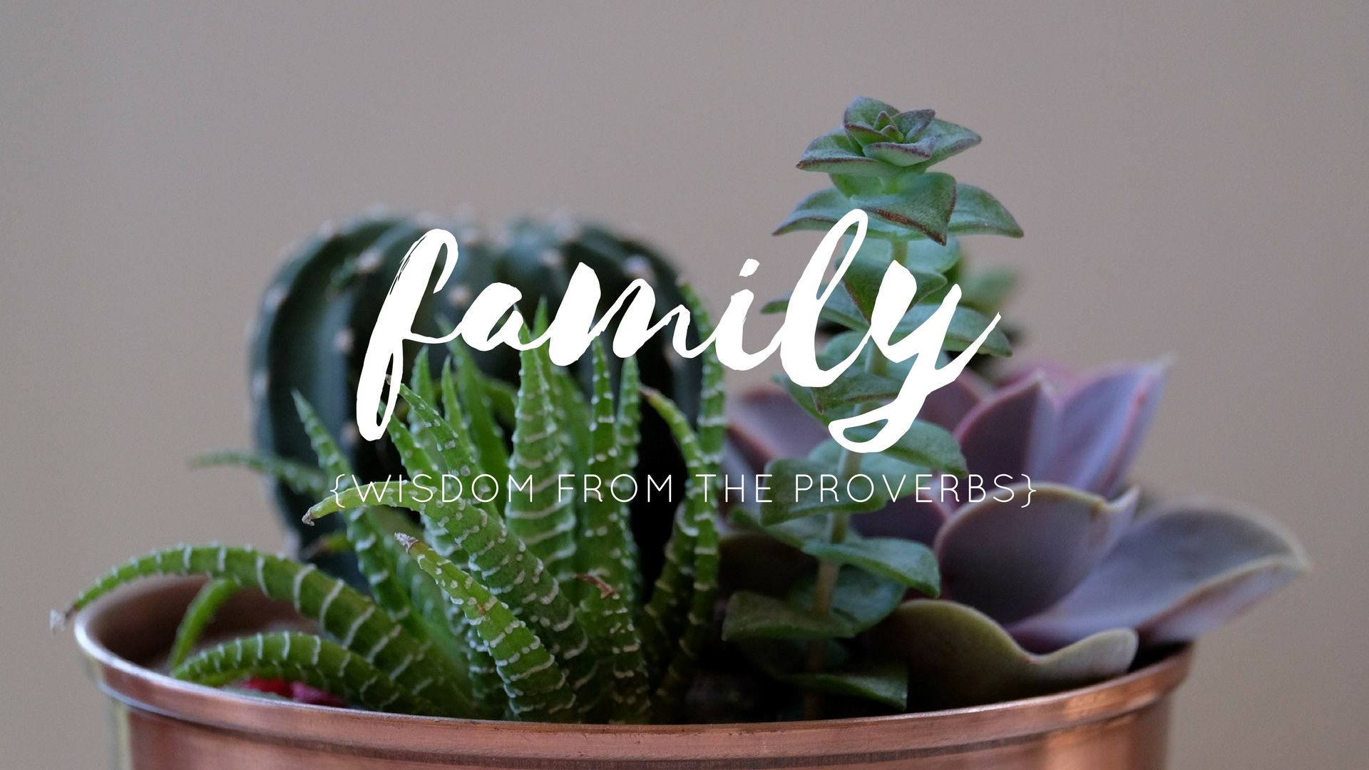 Family: Parents as Teachers #2, Hebrews 12:3-11