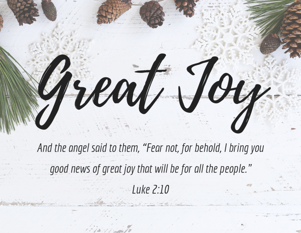 Great Joy: Peace with God
