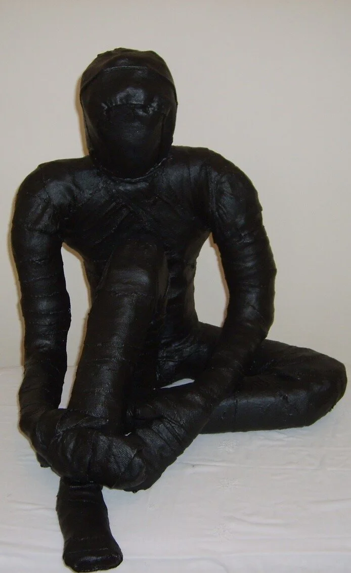 Acrylic On Canvas, Thinking Alone, Emma Kwan