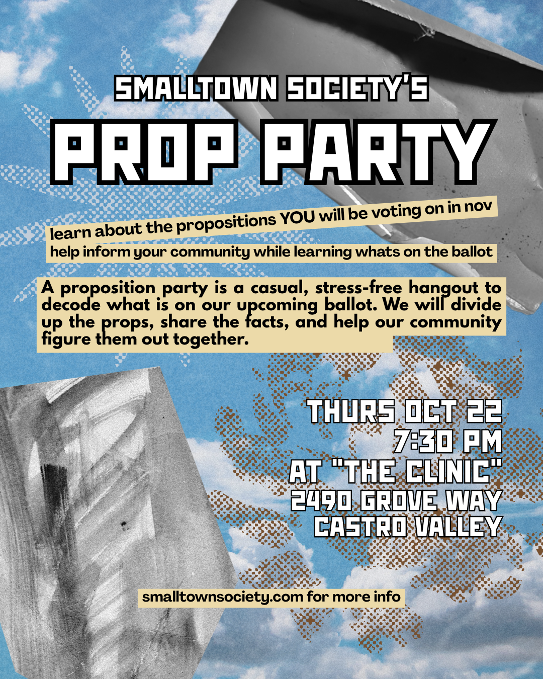 Smalltown Society’s Proposition Party