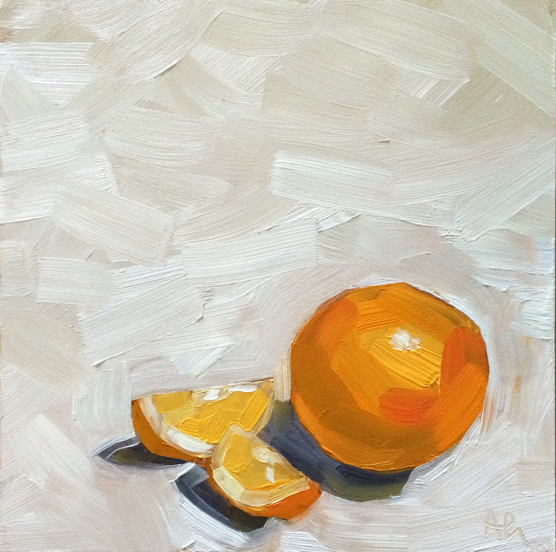 "Tangerine Dream" - 6x6 oil on panel