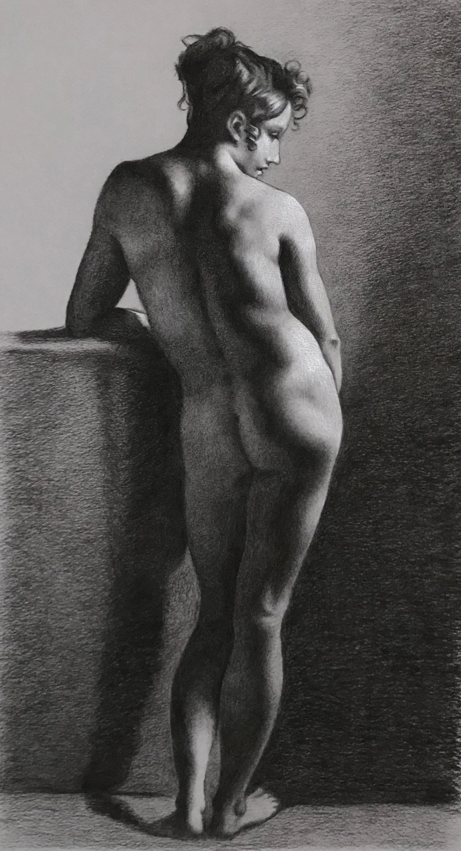 Woman Leaning, After Prudhon