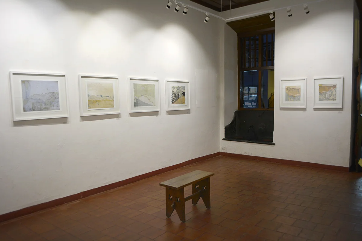 Talking with Walls, exhibition view. Kashi Art Gallery, Kerala, India, 2015