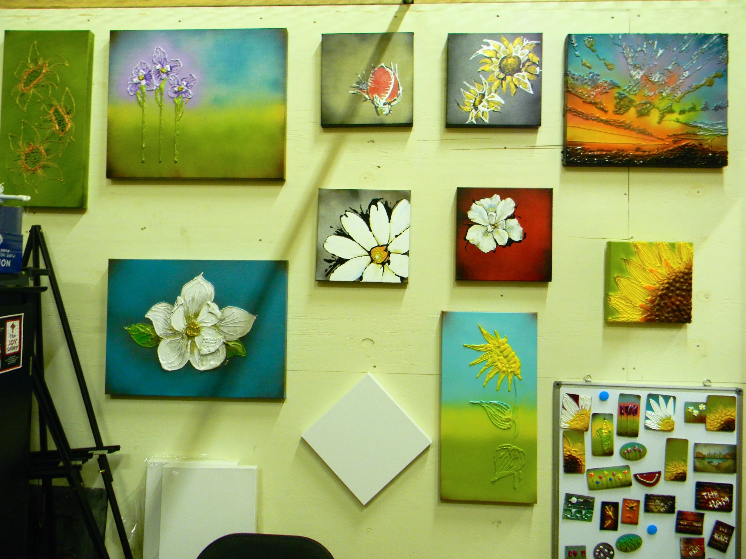   Artist Billie Dupree reclaimed her dining room and moved her art studio to 2nd Avenue Storage.&nbsp;  